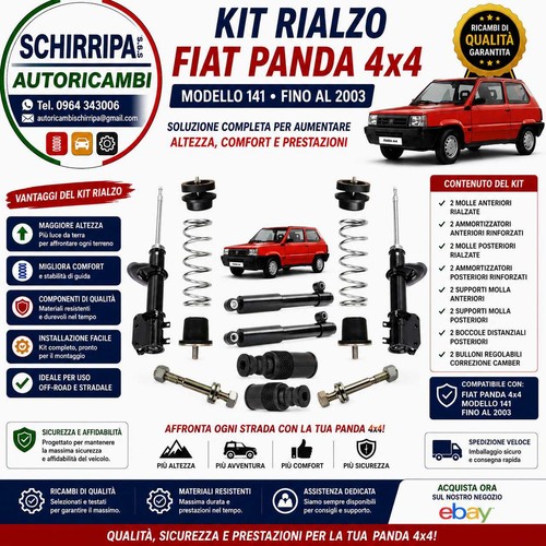 Kit rialzo fiat panda 4x4 - kit,